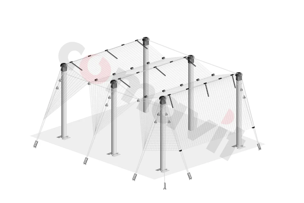 Flat net system